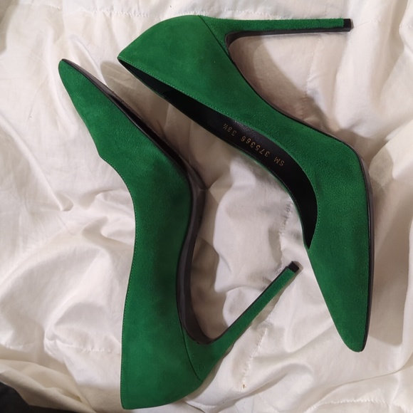 Saint Laurent YSL | suede stiletto pump - Picture 12 of 13